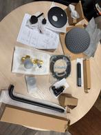 Inbouw regendouche set zwart, Huis en Inrichting, Ophalen of Verzenden, Zo goed als nieuw, Zwart, Overige typen