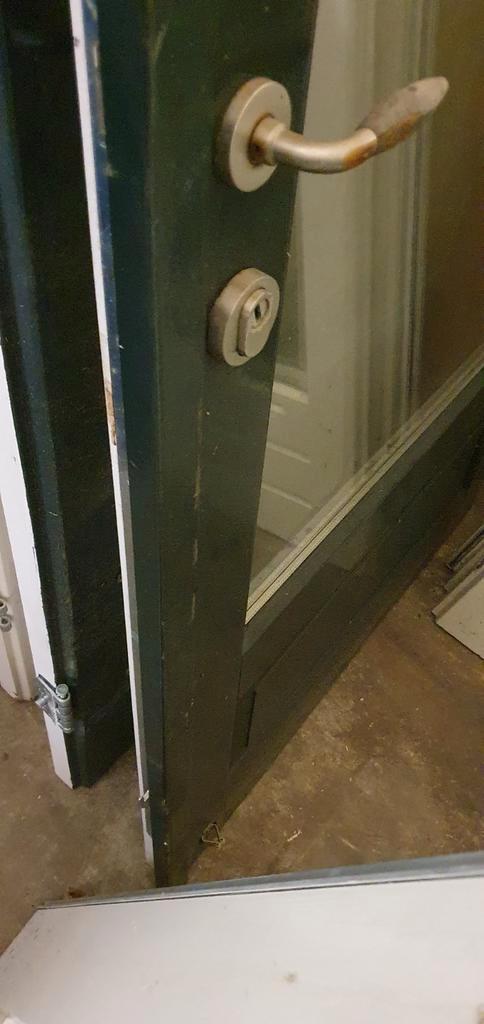 Tuindeuren openslaande deuren hardhout, Doe-het-zelf en Verbouw, Deuren en Horren, Buitendeur, 200 tot 215 cm, 120 cm of meer