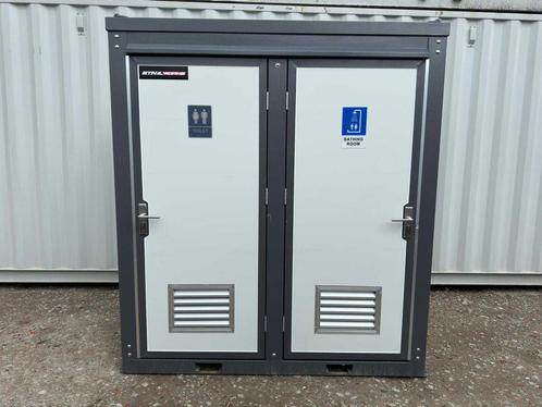 2025 Stahlworks Double Sanitairunit / toilet en douche unit, Zakelijke goederen, Machines en Bouw | Keten en Containers