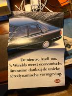Audi 100 folder broschure, Ophalen of Verzenden, Zo goed als nieuw, Audi