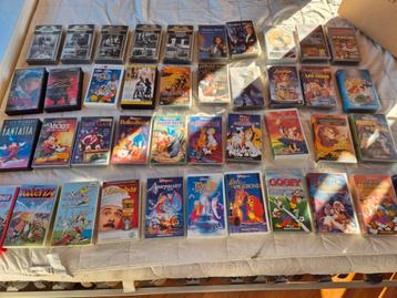 Videobanden o.a. Disney films beschikbaar voor biedingen