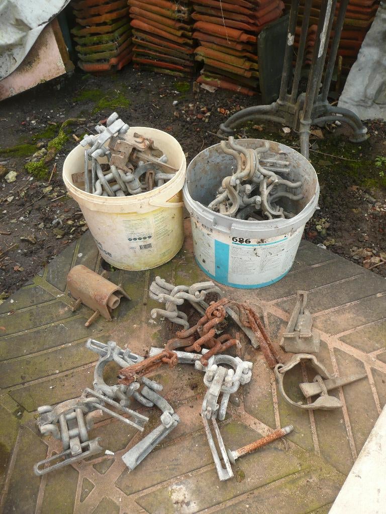 Steigerkoppelingen en steigerbuizen, Doe-het-zelf en Verbouw, Steigers, Ophalen, Gebruikt, Overige typen, Minder dan 2 meter