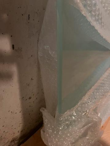 Melkglazen Glasplaat - 150x90x1cm beschikbaar voor biedingen