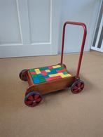 Vintage Loopwagen met Blokken, Ophalen, Gebruikt, Overige typen, Met wieltjes