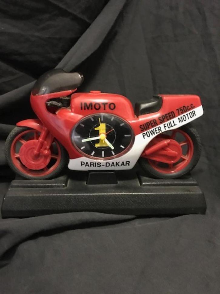 IMOTO Paris-Dakar klok / wekker, Verzamelen, Retro, Overige typen, Ophalen of Verzenden