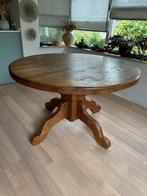 Mooie eikenhouten tafel, doorsnede 130 cm, 8 persoons, Huis en Inrichting, Tafels | Eettafels, Ophalen, Zo goed als nieuw, Rond