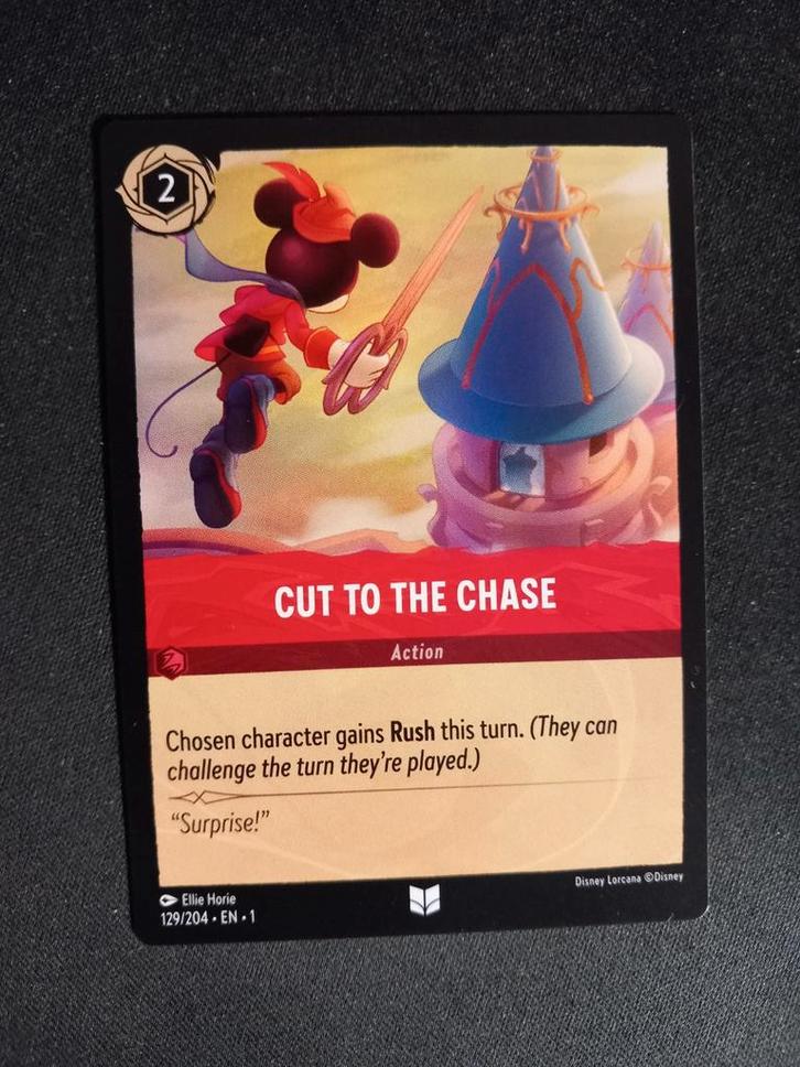 Cut to the Chase 129/204 Lorcana The First Chapter NM, Hobby en Vrije tijd, Verzamelkaartspellen | Overige, Zo goed als nieuw