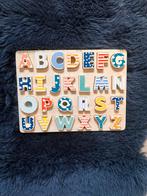 • Hema houten alfabet puzzel / puzzeltje kind hout •, 10 tot 50 stukjes, Van hout, Ophalen of Verzenden, Zo goed als nieuw