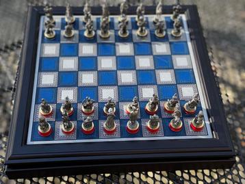Schaakbord "De slag bij Waterloo" van Franklin Mint beschikbaar voor biedingen