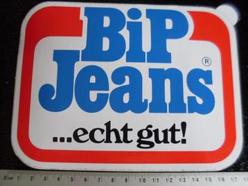 sticker bip jeans logo echt gut! vintage