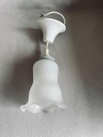 Hanglampje (melkwitte glazen kelk), Antiek en Kunst, Antiek | Lampen, Ophalen of Verzenden