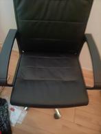 Zwarte Bureaustoel - Comfortabel & Stijlvol, Ophalen, Gebruikt, Zwart, Bureaustoel