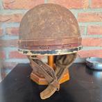 ENGELSE WO2 MK1 DISPATCH RIDERS HELM 1943 MET DECAL!, Verzamelen, Ophalen of Verzenden, Landmacht, Helm of Baret