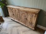 Prachtig Handgesneden Dressoir, zeer uniek exemplaar Nieuw, Huis en Inrichting, Kasten | Dressoirs, Ophalen, Met deur(en), Ibiza/Boho/Botanisch
