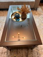 Mooie Salontafel met Glasplaat, Gebruikt, 100 tot 150 cm, Glas, Minder dan 50 cm