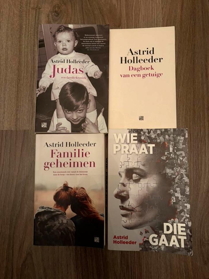 Alle boeken van Astrid Holleeder, de trilogie & nieuwste, Boeken, Biografieën, Gelezen, Overige, Ophalen of Verzenden