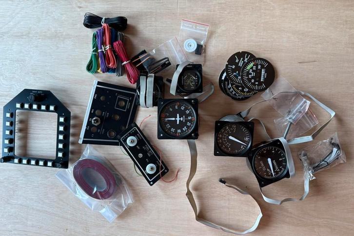 Doos met diverse Flight simulator artikelen, Spelcomputers en Games, Spelcomputers | Overige Accessoires, Gebruikt, Ophalen of Verzenden