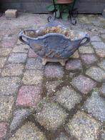 Gietijzeren bloempot, Ophalen, Gebruikt, Minder dan 30 cm, Rond
