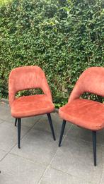 2 eetkamerstoelen goossens, Huis en Inrichting, Ophalen, Gebruikt, Twee, Bruin