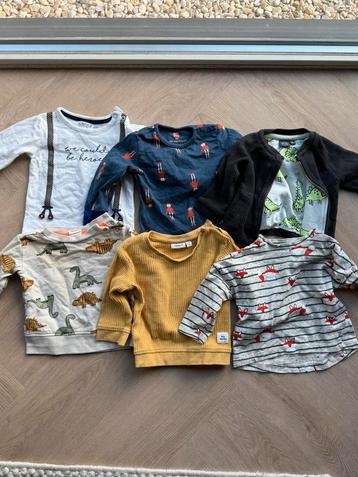 6x longsleeve | maat 62 | Dirkje, Hema, NameIt, Babyface beschikbaar voor biedingen