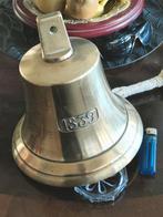 Mooie grote scheepsbel diameter 19 cm met allemandseind, Verzamelen, Ophalen of Verzenden, Zo goed als nieuw