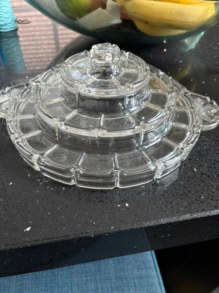 Glazen kaaspiramide van WMF, Antiek en Kunst, Antiek | Glas en Kristal, Ophalen of Verzenden