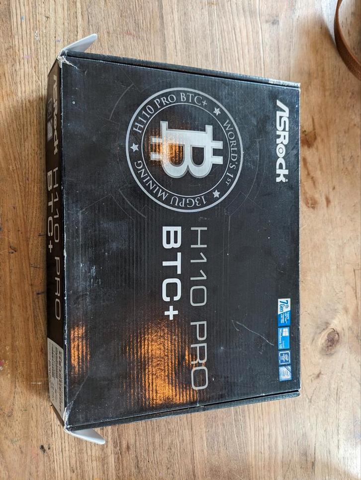 ASRock H110 Pro BTC+ Moederbord & Celeron Cpu, Computers en Software, Moederborden, Gebruikt, Intel, DDR4, Ophalen