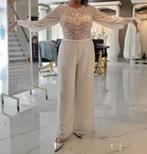 Prachtige bruidsjumpsuit, Kleding | Dames, Trouwkleding en Trouwaccessoires, Ophalen of Verzenden, Zo goed als nieuw, Wit, Trouwjurk