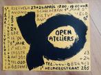 Lithografische affiche Rietveld Academie Amsterdam 20e eeuw, Antiek en Kunst, Verzenden