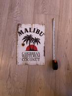 emaille / metalen wand bier bord Malibu 30 cm, Verzamelen, Nieuw, Ophalen of Verzenden