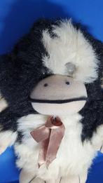 Vintage Gizmo knuffel, zwart en wit, grijze ogen. 30 cm. T1, Kinderen en Baby's, Speelgoed | Knuffels en Pluche, Tweedehands verkoop