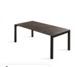 Eetkamertafel Mobliberica Julia, Huis en Inrichting, Ophalen, 100 tot 150 cm, Glas, 50 tot 100 cm