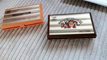 Nintendo Game & Watch – Donkey Kong I & II –  klassiekers beschikbaar voor biedingen
