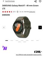 Nieuw in de doos samsung galaxy watch 7, Ophalen of Verzenden, Nieuw, Zwart, Android