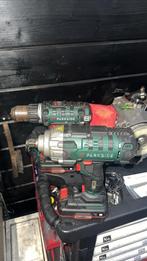 Parkside Boor- en schroefmachine + Slagmoersleutel - 2 accu', Doe-het-zelf en Verbouw, Gebruikt, Variabele snelheid, Ophalen of Verzenden