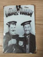 Laurel & Hardy metalen wand plaat, Zo goed als nieuw, Ophalen