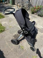 Stokke kinderwagen zwart, Kinderen en Baby's, Kinderwagens en Combinaties, Gebruikt, Combiwagen, Verstelbare duwstang, Ophalen