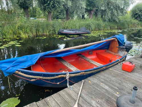 Reddingsloep, Watersport en Boten, Sloepen, Gebruikt, Tot 10 pk, 3 tot 6 meter, Buitenboordmotor, Benzine, Polyester, Ophalen