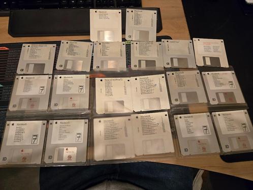 Collectie Vintage Apple Macintosh Systeem Floppy's (Systeem, Computers en Software, Vintage Computers, Ophalen of Verzenden