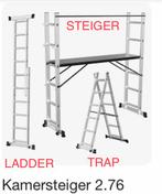 MULTIFUNCTIONELE STEIGER, Doe-het-zelf en Verbouw, Steigers, Ophalen, Zo goed als nieuw, Rolsteiger of Kamersteiger