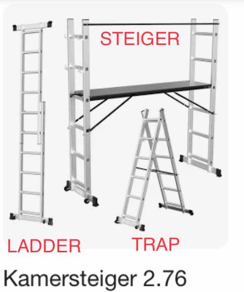 MULTIFUNCTIONELE STEIGER, Doe-het-zelf en Verbouw, Steigers, Zo goed als nieuw, Rolsteiger of Kamersteiger, Ophalen