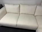 Hoekbank creme teddy stof 260x240 nu  450,-, Ophalen, Nieuw, Stof