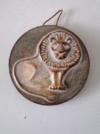 vintage brutalist keramiek wandbord met afbeelding van leeuw, Antiek en Kunst, Antiek | Keramiek en Aardewerk, Ophalen of Verzenden
