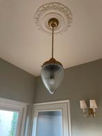 Mooie vintage hanglamp, Huis en Inrichting, Lampen | Hanglampen, Ophalen, Vintage, 75 cm of meer, Glas