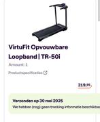 Virtufit loopband, Ophalen, Zo goed als nieuw, Loopband