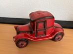 Vintage Keramieken Spaarpot Oldtimer Rood 1960s, Ophalen of Verzenden