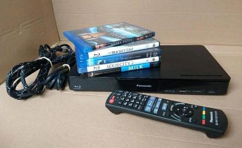 3D Bluray speler Panasonic + remote + HDMI kabel + 5 blurays, Audio, Tv en Foto, Blu-ray-spelers, Zo goed als nieuw, Panasonic