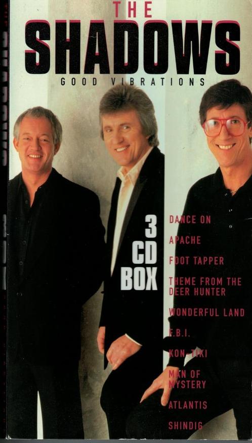 The Shadows - Good Vibrations (3cd), Cd's en Dvd's, Cd's | Pop, Zo goed als nieuw, Boxset, Ophalen of Verzenden