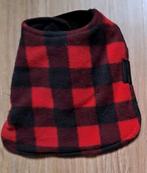 Dekje voor een kleine hond zwart/rood geblokt NIEUW, Ophalen of Verzenden, Nieuw, Overige hondenkleding