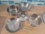 Speelgoed Pannenset - 5 Delig, Kinderen en Baby's, Speelgoed | Speelkeukens, Ophalen, Zo goed als nieuw, Overige materialen, Speelkeuken-accessoire